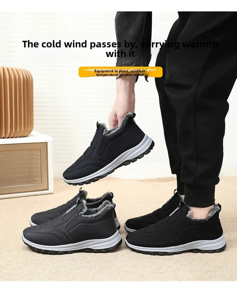 Women's Winter Snow Boots, Warm Lightweight Cotton, Non-Slip