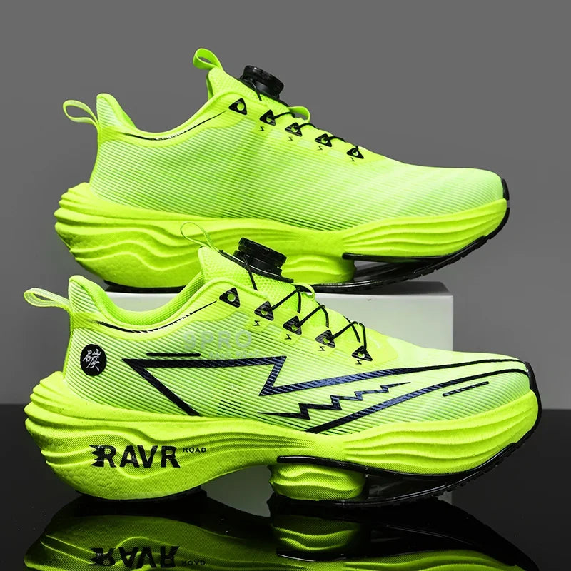 2025 New Men's Running Shoes Cushioning Carbon Plate Racing Marathon Athletic Shoes Comfortable Non-slip Sports Tennis Shoes