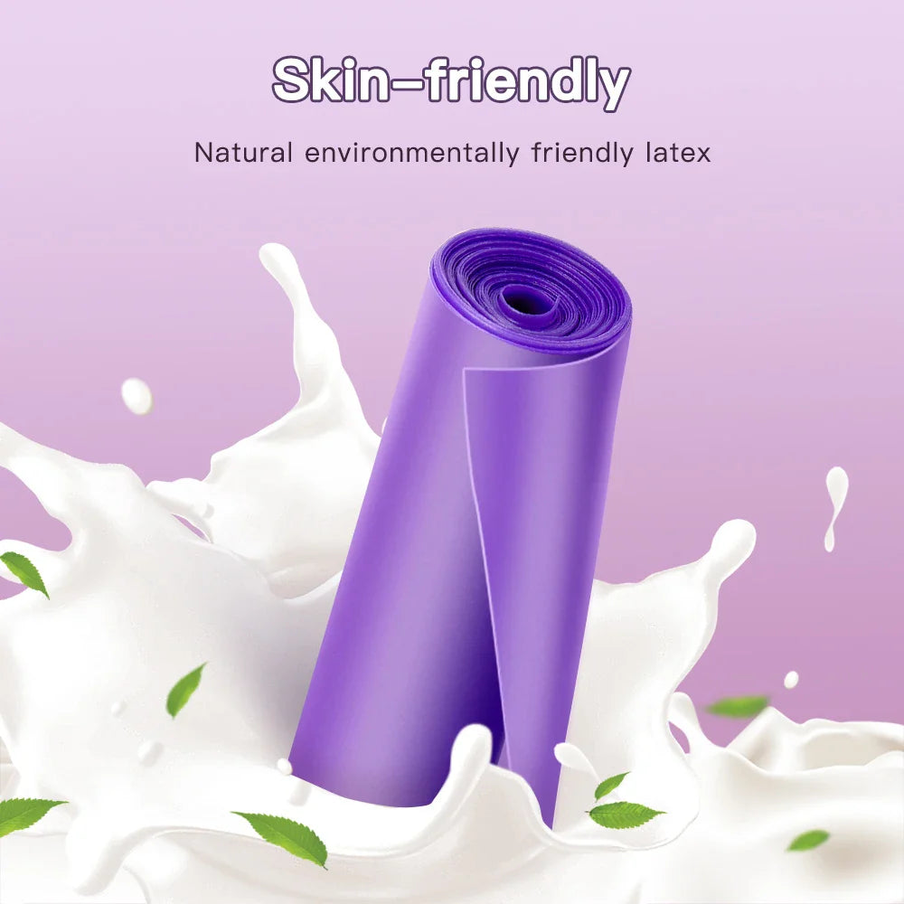 Resistance Band, Exercise Fitness Band, Training Elastic Exercise Fitness Rubber 150cm natural rubber Gym