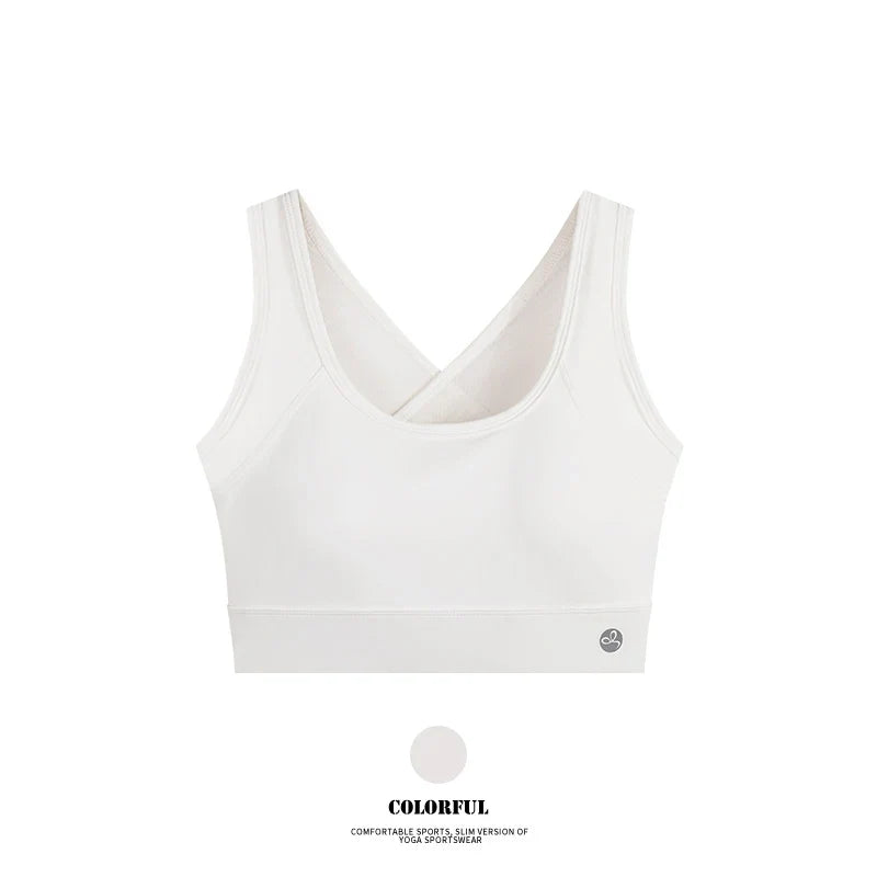 High Support Fitness Bra: Padded Gym & Running Top for Women