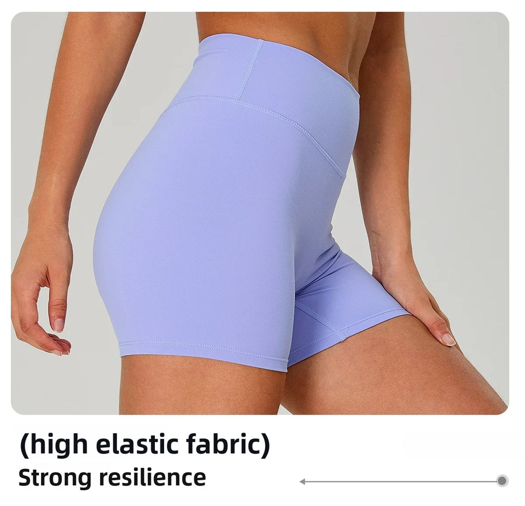 Sports Short Women Yoga Legging Shorts Squat Proof High Waist Fitness Tight Running Short Quick Drying Cycling Workout Gym Short