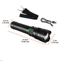 99000000LM 1500W Ultra Powerful Flashlight Rechargeable LED Tactical Torch Super Bright Lamp Outdoor Adventure Fishing Camping