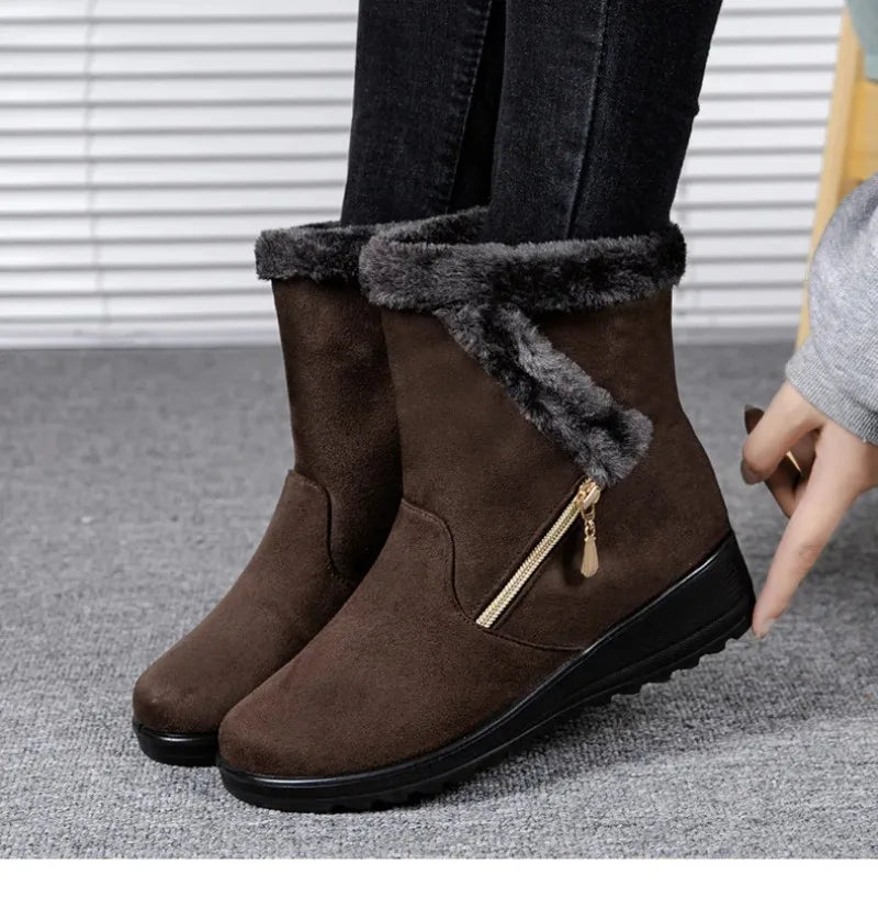 Women's Winter Fashion Boots – Stylish Ankle Snow Boots