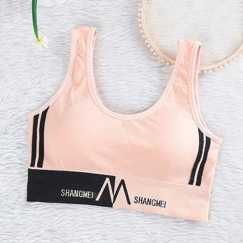 Breathable, Supportive Sports Bra for Yoga & Running