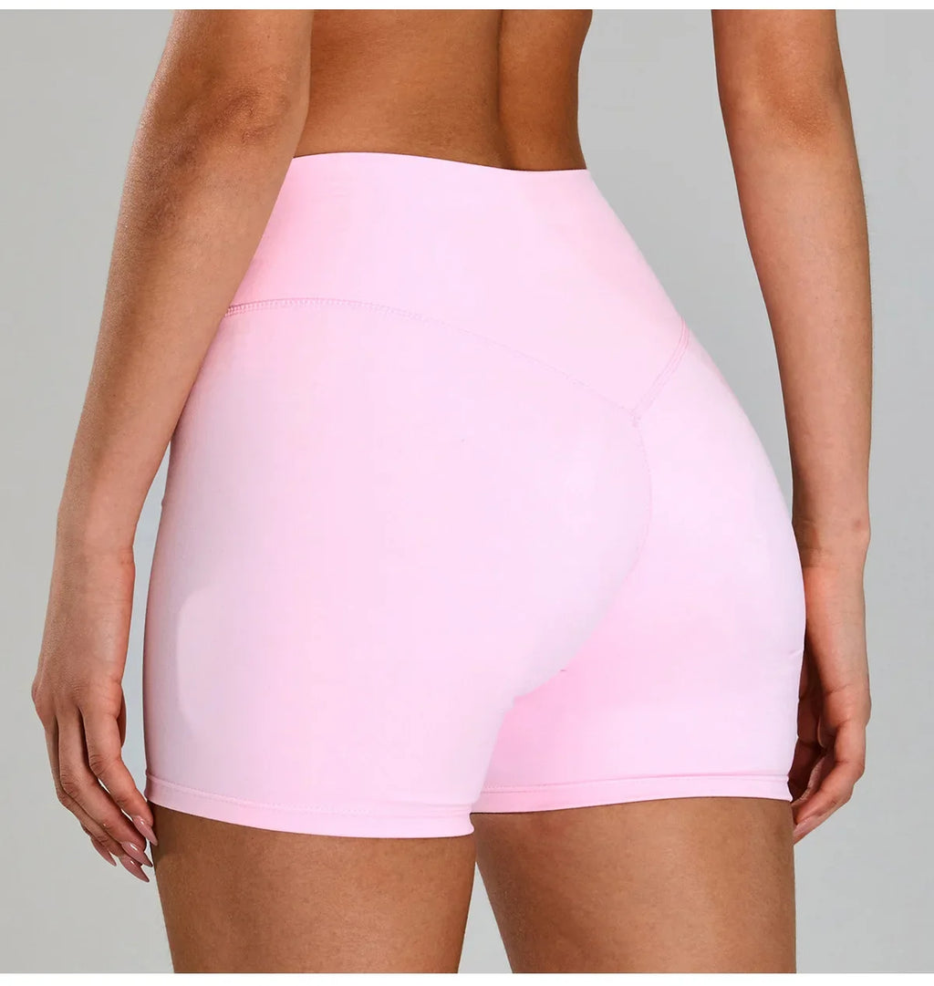Sports Short Women Yoga Legging Shorts Squat Proof High Waist Fitness Tight Running Short Quick Drying Cycling Workout Gym Short