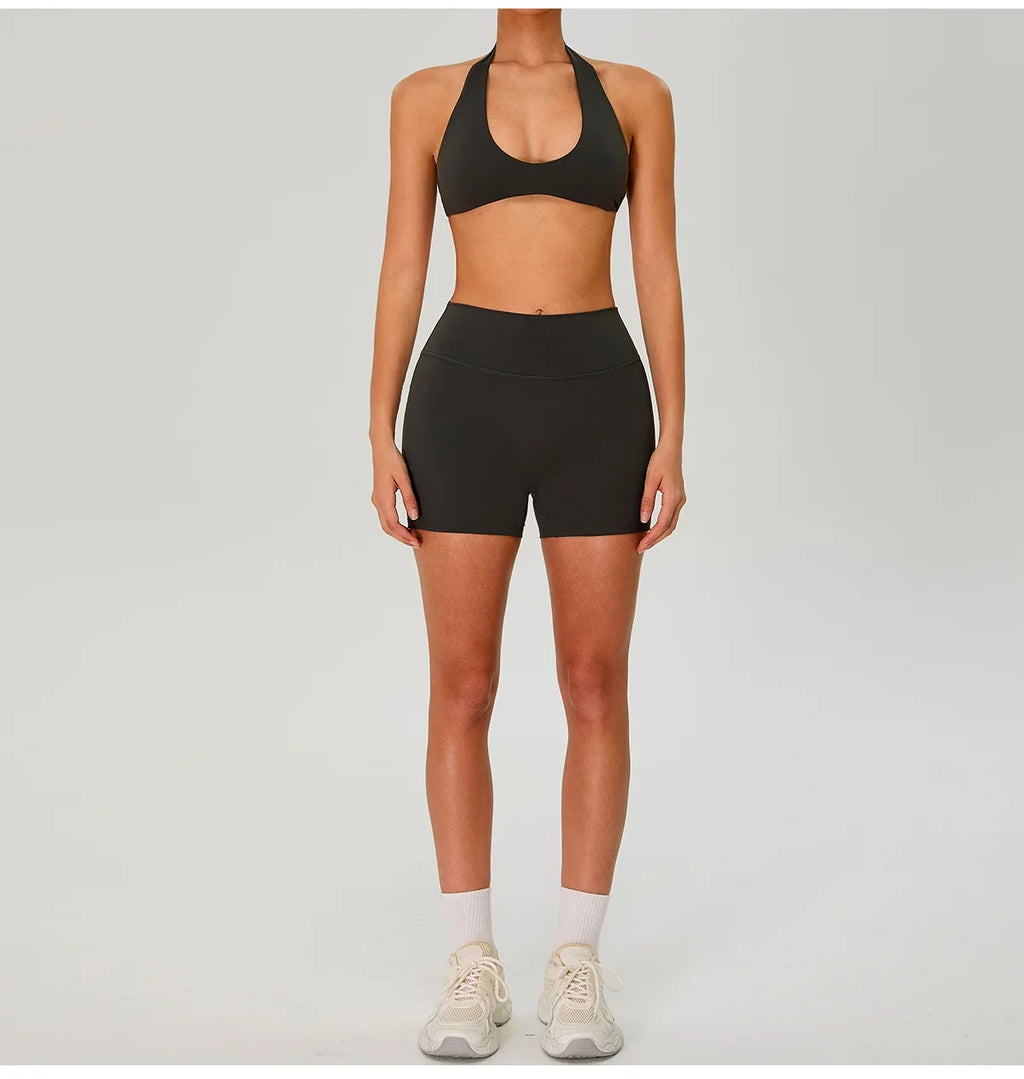 Sports Short Women Yoga Legging Shorts Squat Proof High Waist Fitness Tight Running Short Quick Drying Cycling Workout Gym Short