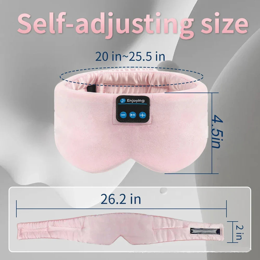 Bluetooth Sleep Mask with Wireless Headphones