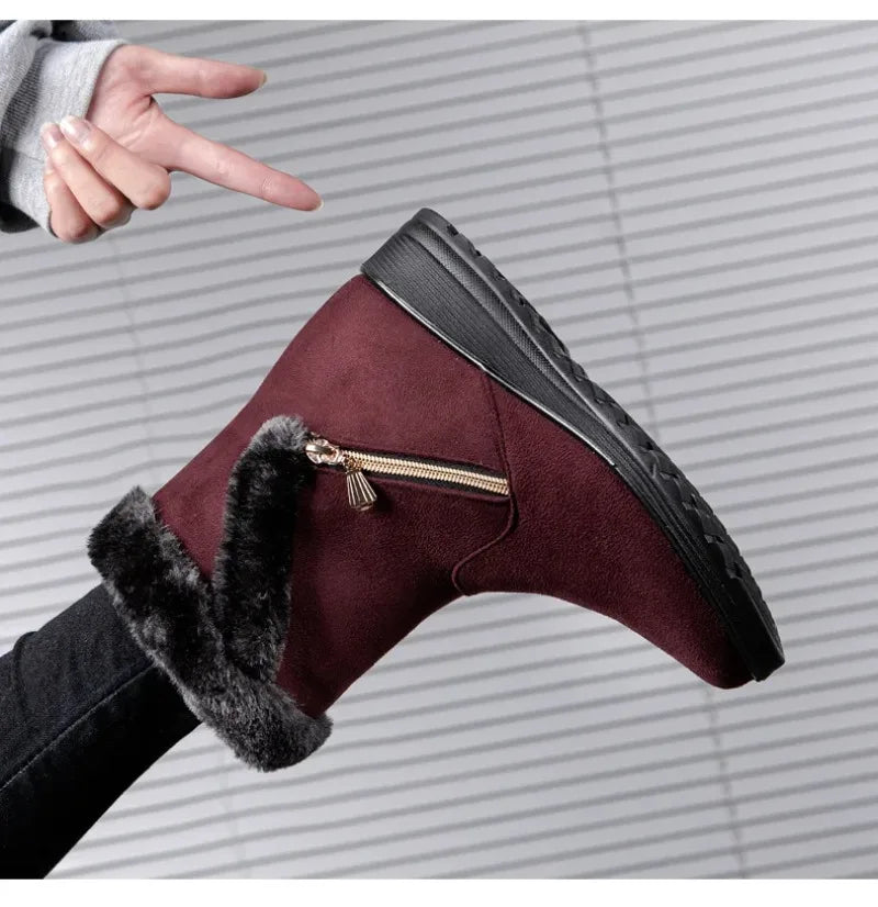 Women's Winter Fashion Boots – Stylish Ankle Snow Boots