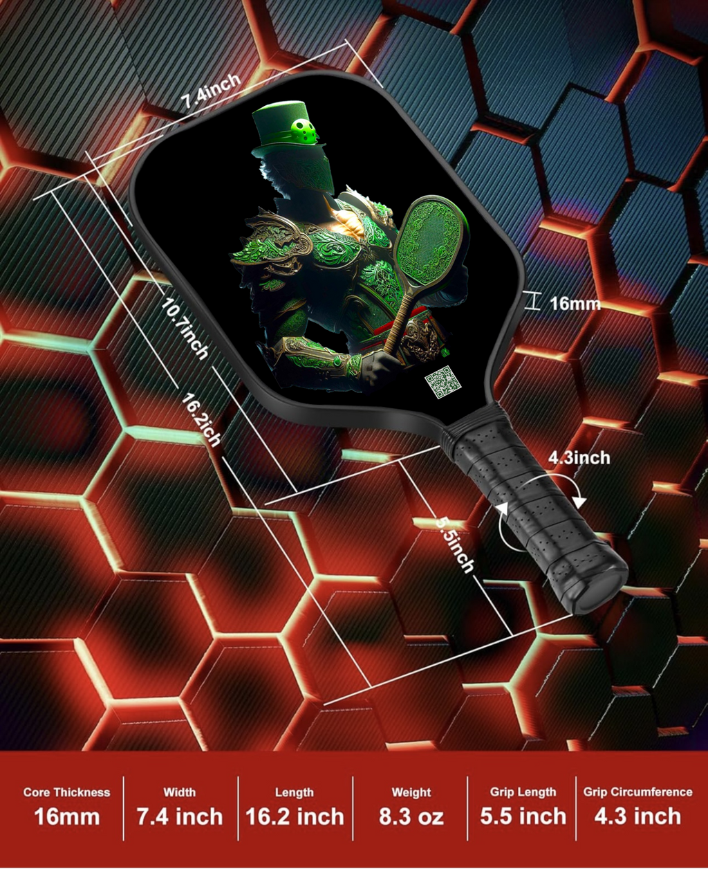 Tekken - Sonya Blade - Pickleball Paddle