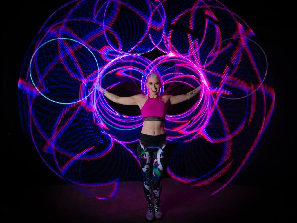 Hoops - Ready to Ship Atomic V LED Hula Hoops