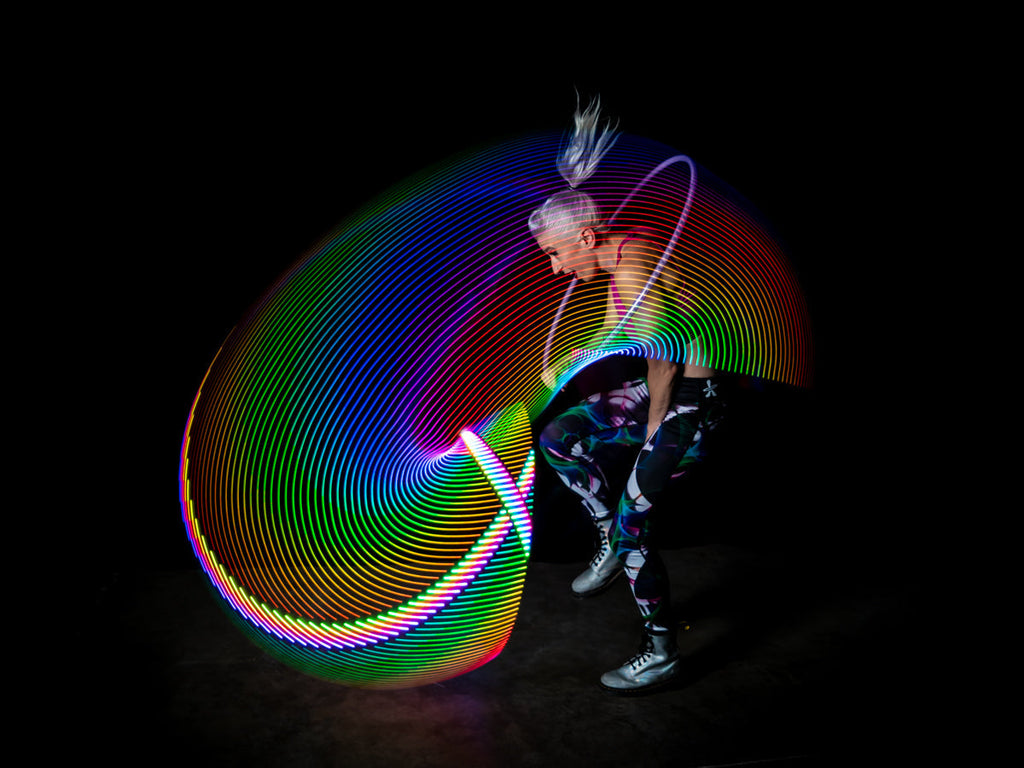 Hoops - Ready to Ship Atomic V LED Hula Hoops