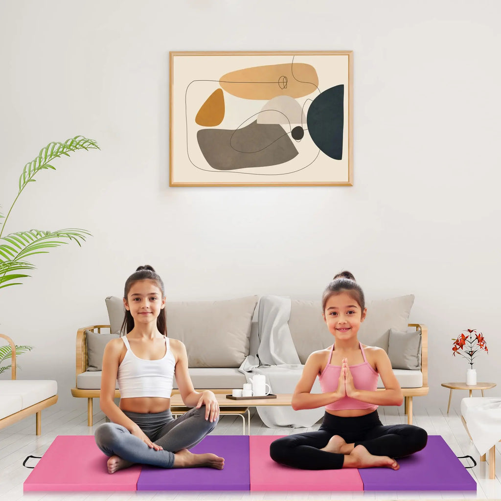Folding Gymnastics & Tumbling Exercise Mat