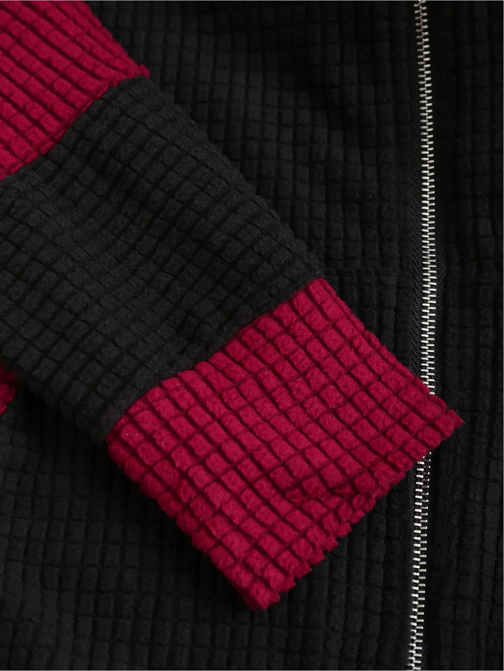 Women's new thick cat ears in autumn and winter long color matching hooded sweater coat