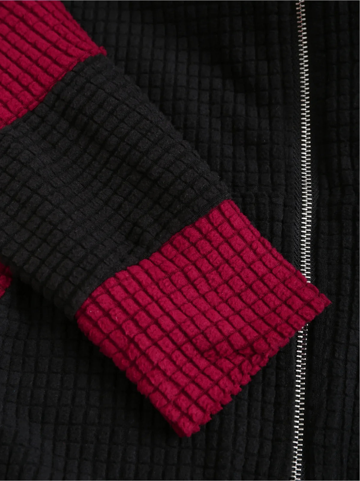 Women's new thick cat ears in autumn and winter long color matching hooded sweater coat