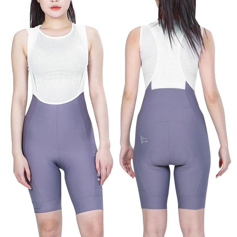 Breathable Women's Road Cycling Shorts with Pockets & Padding