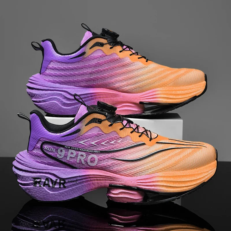 2025 New Men's Running Shoes Cushioning Carbon Plate Racing Marathon Athletic Shoes Comfortable Non-slip Sports Tennis Shoes