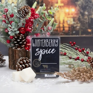 5.5 oz Wax Melts Christmas: Winterberry Spice