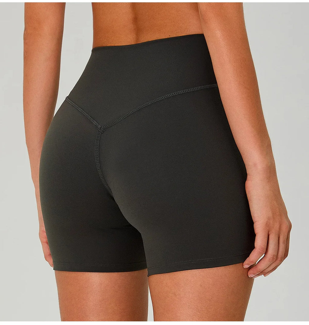 Sports Short Women Yoga Legging Shorts Squat Proof High Waist Fitness Tight Running Short Quick Drying Cycling Workout Gym Short