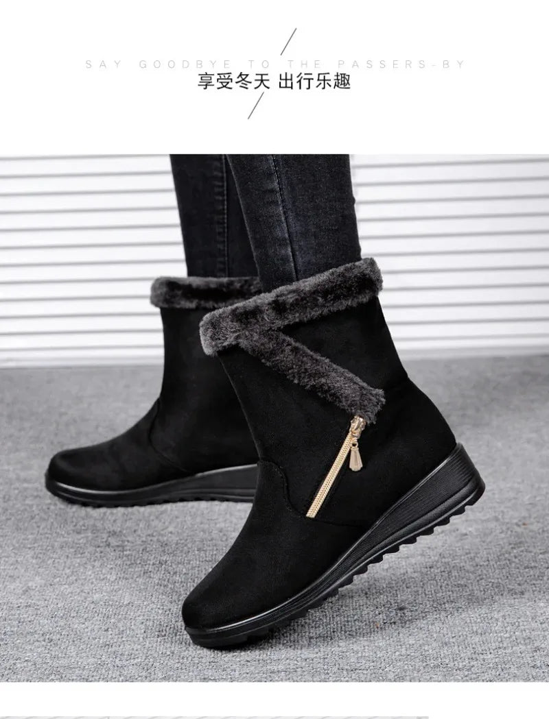 Women's Winter Fashion Boots – Stylish Ankle Snow Boots