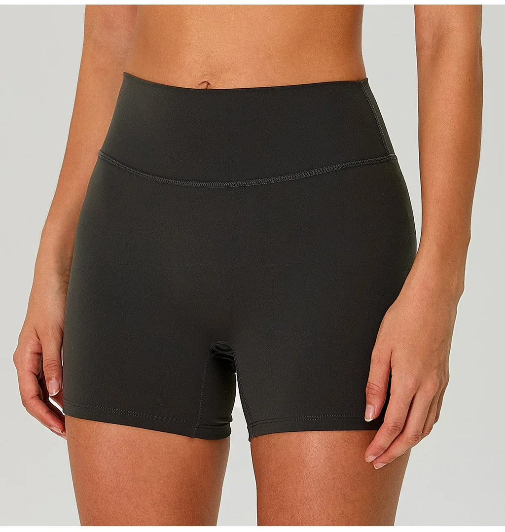 Sports Short Women Yoga Legging Shorts Squat Proof High Waist Fitness Tight Running Short Quick Drying Cycling Workout Gym Short