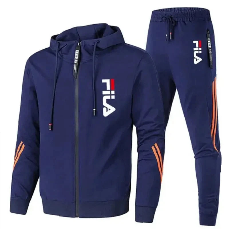 Men's Outdoor Jogging Set: Spring/Fall Tracksuit & Fitness