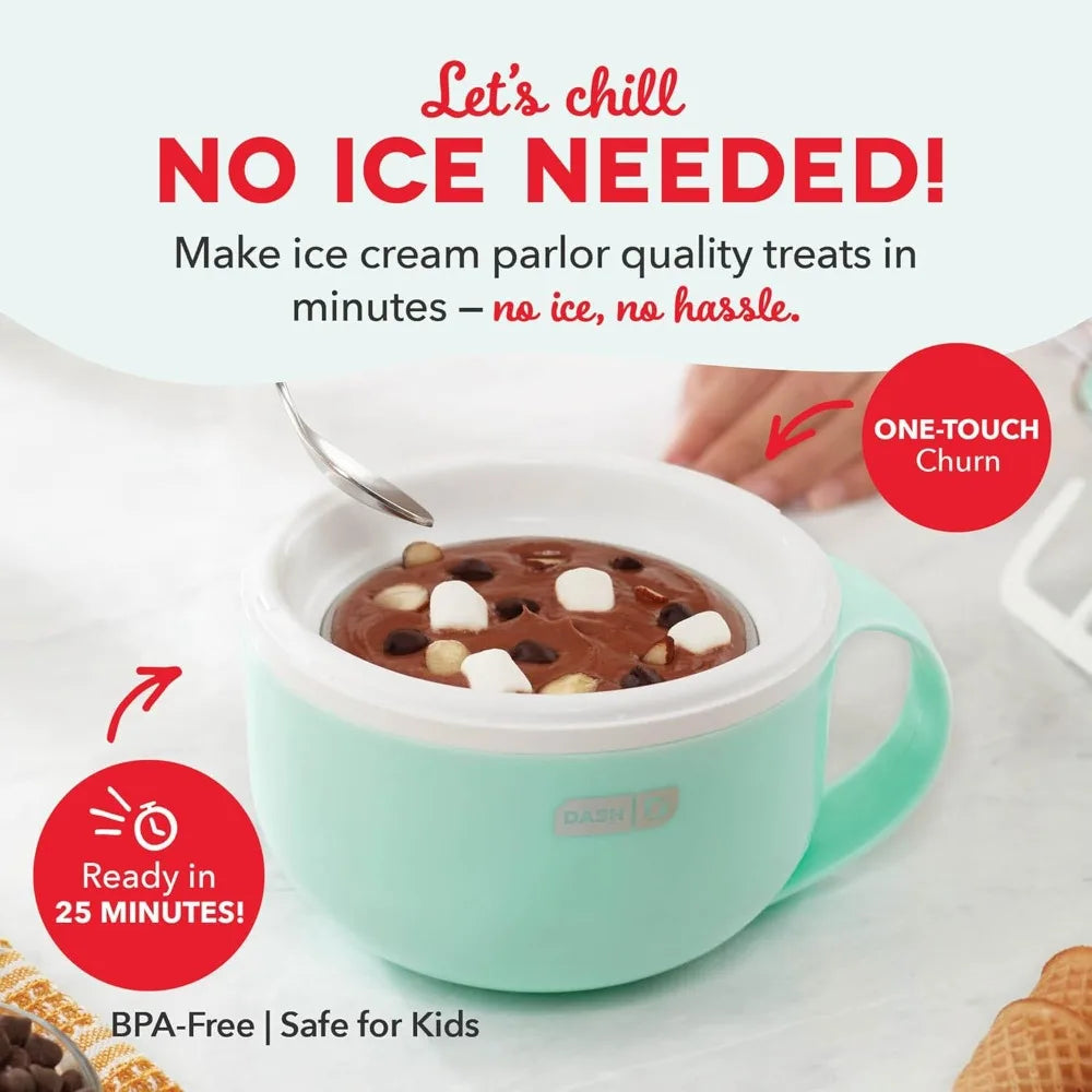 Single Serve Ice Cream Maker for Gelato Yogurt Sorbet Dessert