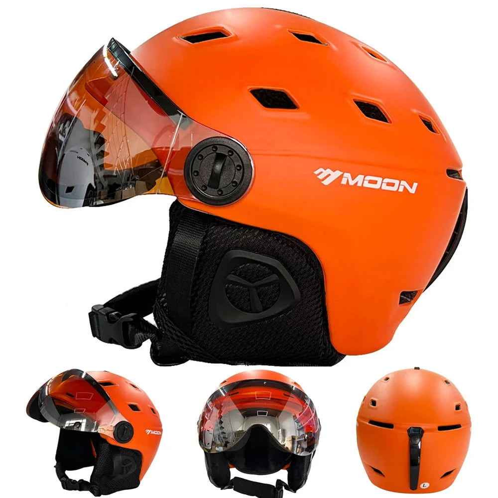 Integrated Protection Ski Helmet with EPS Liner