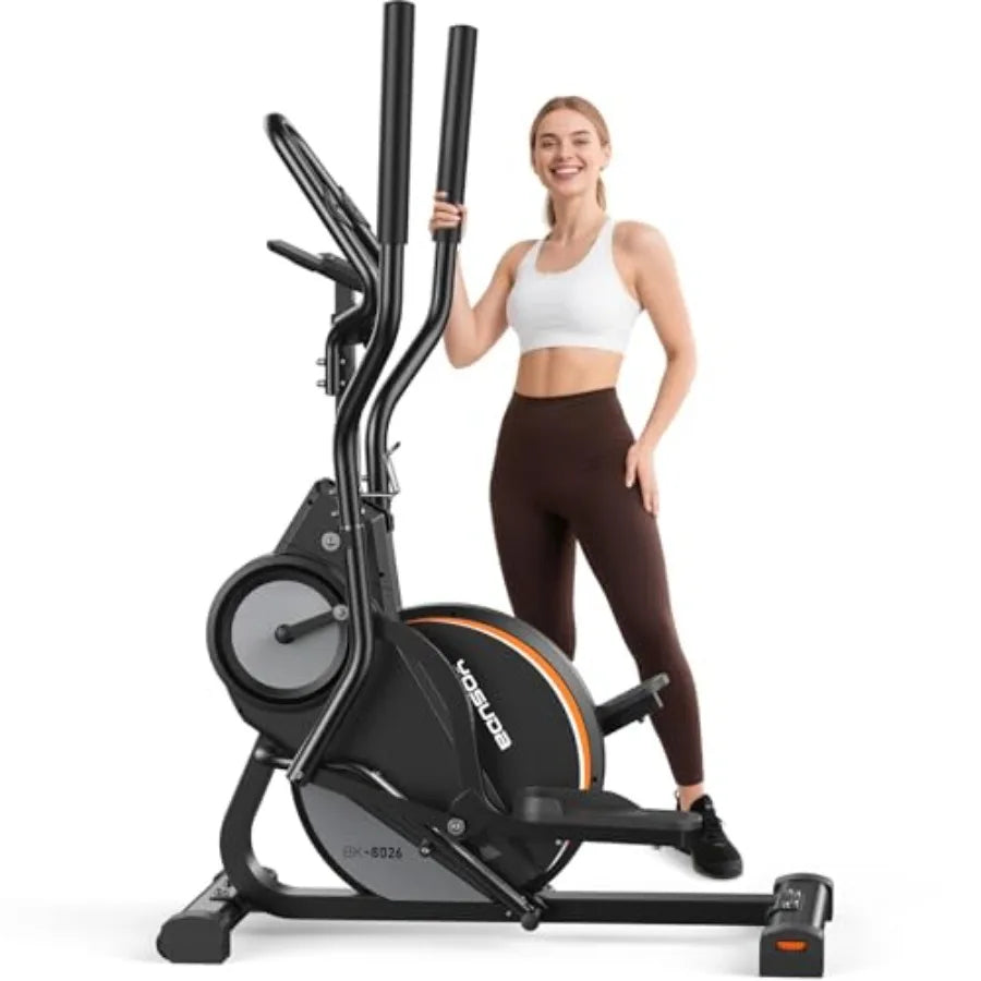3-In-1 Elliptical Cardio Climber Stair Stepper For Home, Compact