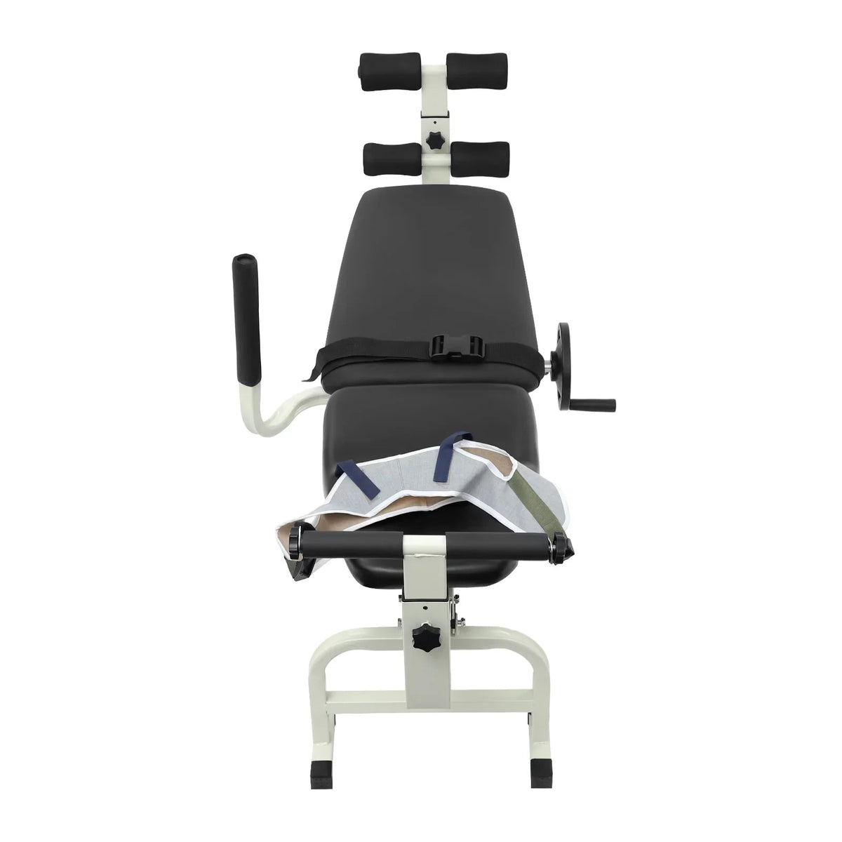 Back Stretch Bench, Multifunctional Neck Stretcher Cervical Traction Device, Adjustable Length Cervical Lumbar Traction Bed