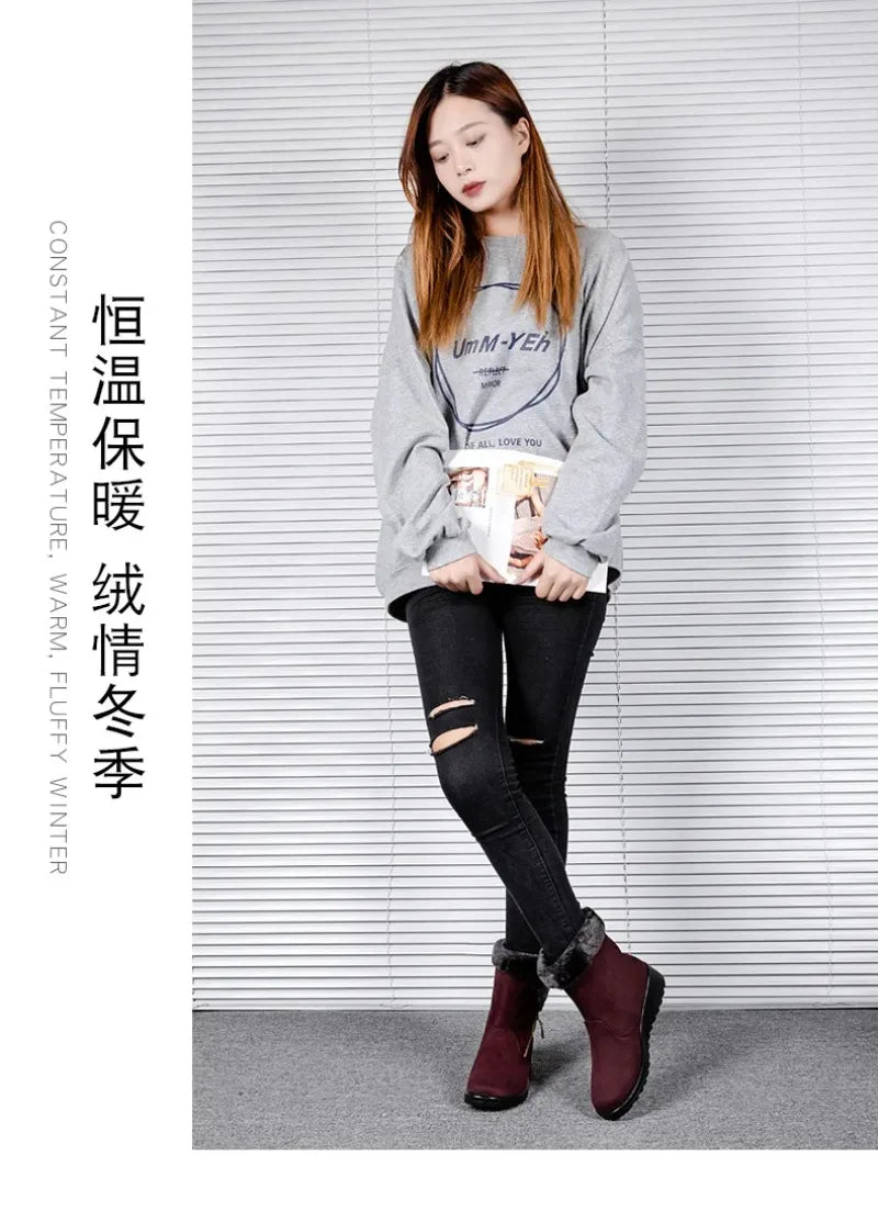Women's Winter Fashion Boots – Stylish Ankle Snow Boots