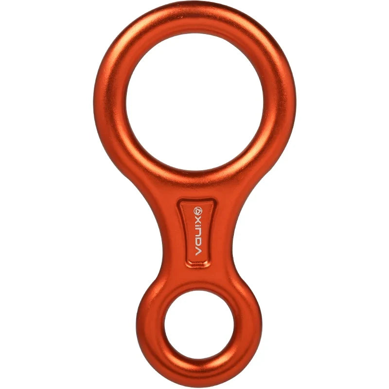 8-Shape Descender: 45KN Rappelling, Belaying, and Abseiling Kit