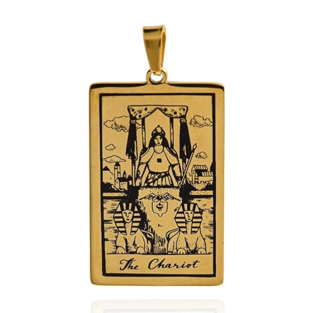 Tarot Card Necklaces - Gold Colored HD