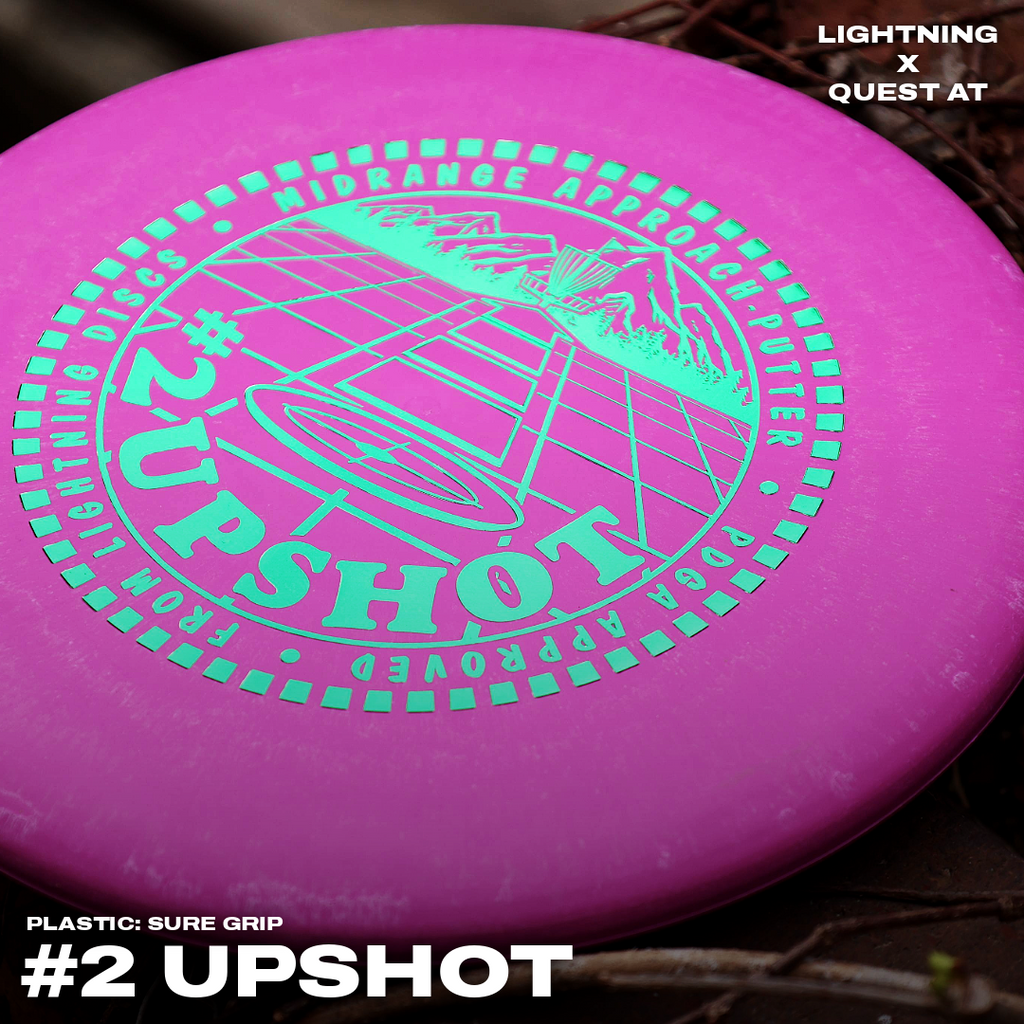 Lightning Sure Grip #2 Upshot Putter Golf Disc