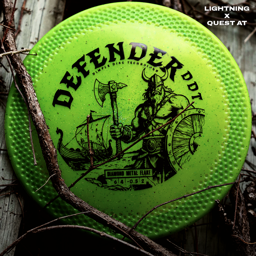 Quest AT Metal Flake Diamond Defender DDT Fairway Driver Golf Disc