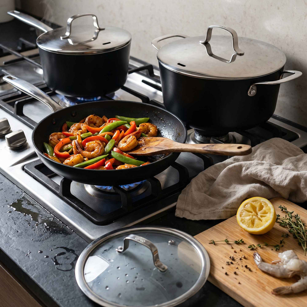 Ceramic Nonstick Cookware Set, 9-Piece