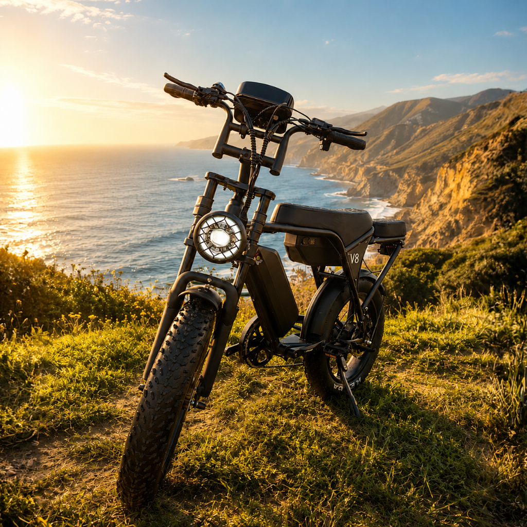 V8 MAX Dual-Battery (750W) Electric Bike