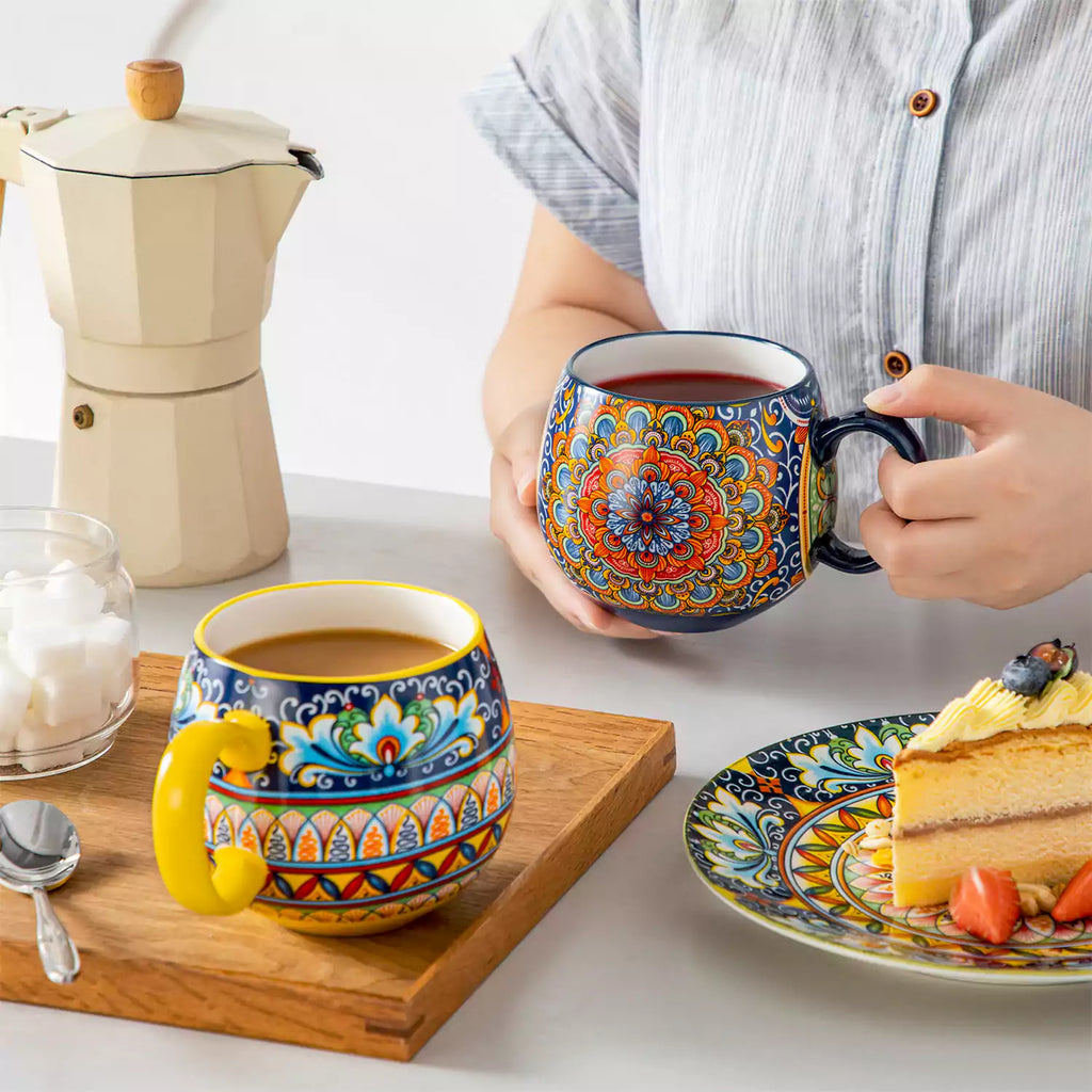 Simi Deep Round Mugs Set of 6