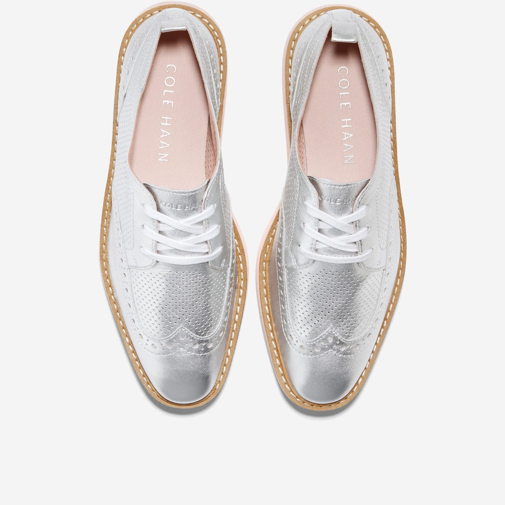WOMENS COLE HAAN ORIGINALGRAND PLATFORM WINGTIP OXFORDS