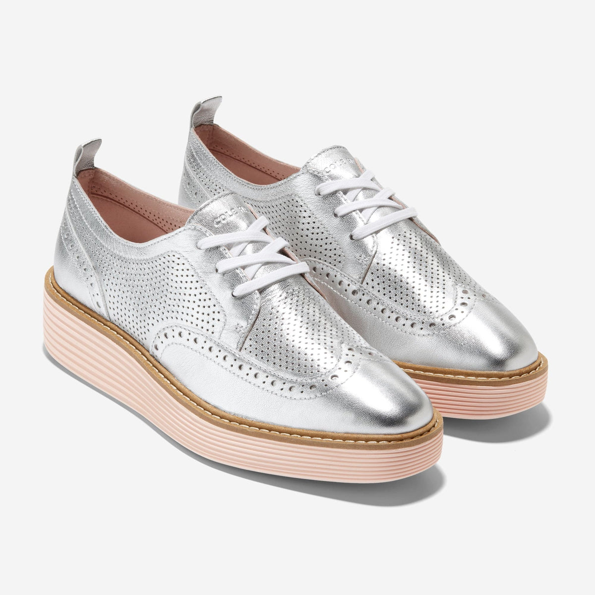 WOMENS COLE HAAN ORIGINALGRAND PLATFORM WINGTIP OXFORDS