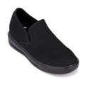 CALTO - X2780 - 2.8 Inches Taller (Black/Black Sole) - Lightweight Sneaker Loafers