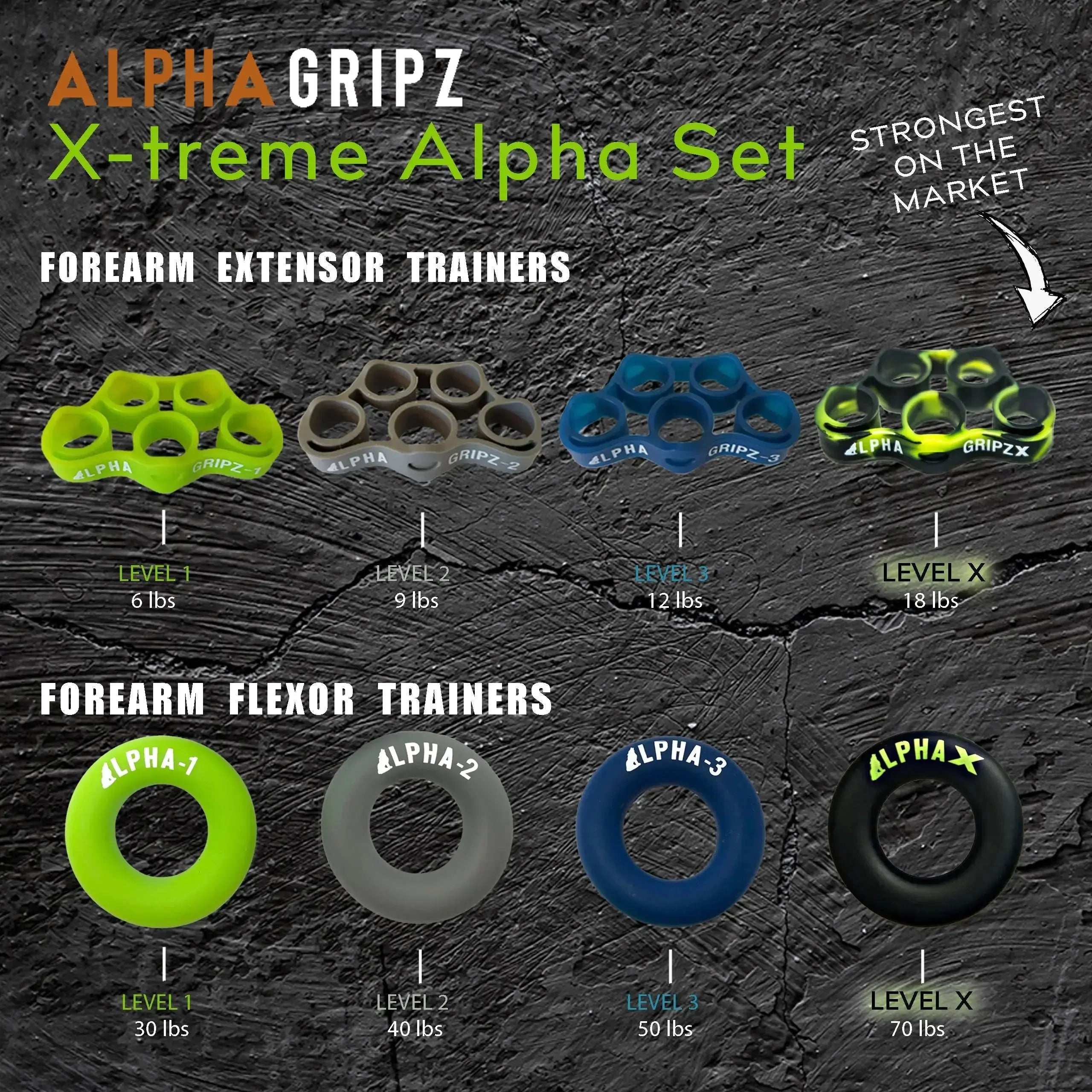 NEW 🔥 X-treme ALPHA GRIPZ SET