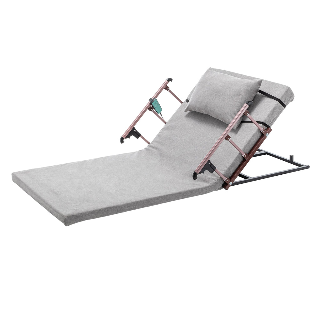 Bed Backrest Electric Adjustable 68 Degree Safety Rails Remote 300 LB 74 In