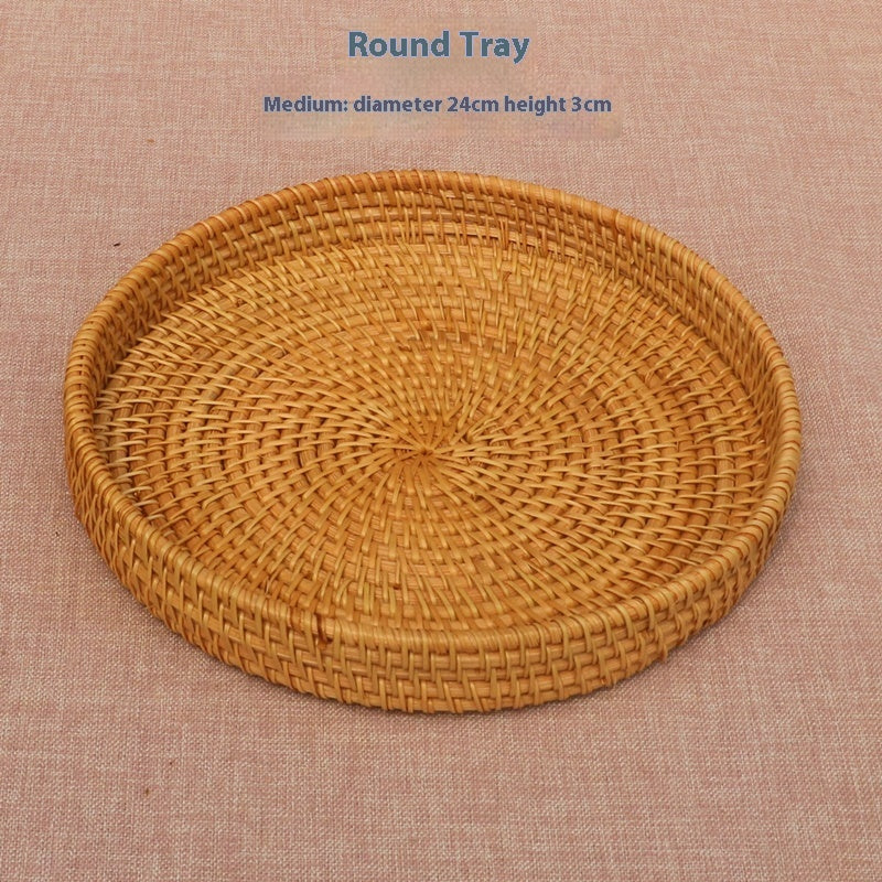 Handwoven Rattan Tray
