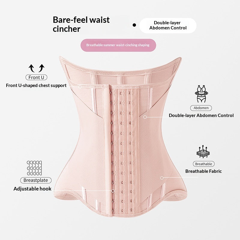 Waist Trainer Corset, Breathable, Enhanced