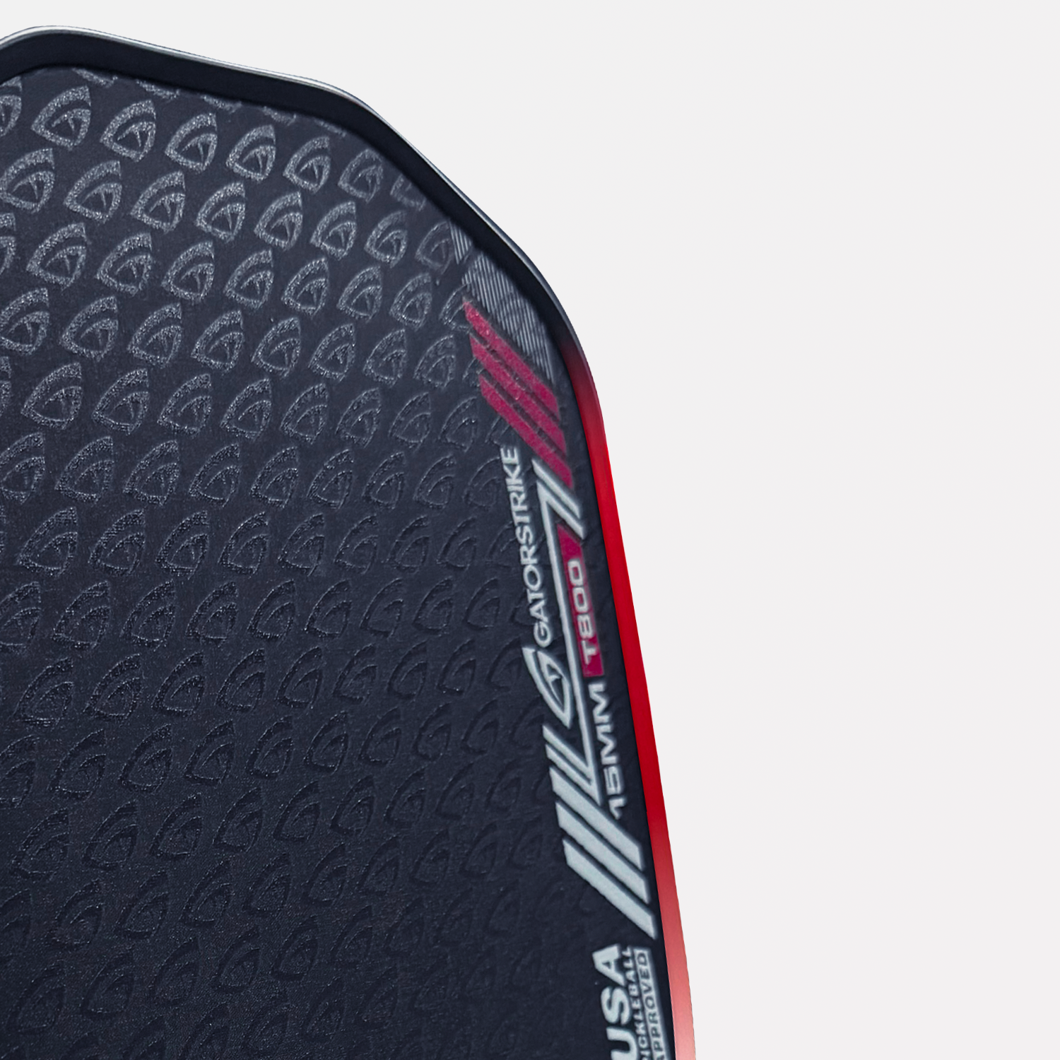 Pickleball Paddle - GatorStrike A.R.M.O.R Gen 5X — 15mm Raw Carbon All-Court Pickleball Paddle