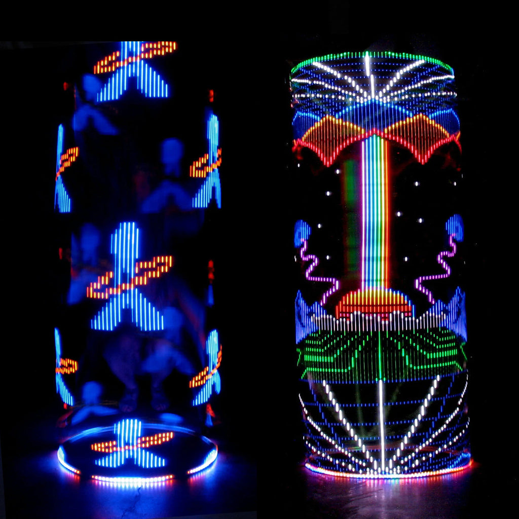 Hoops - Ready to Ship Atomic V LED Hula Hoops