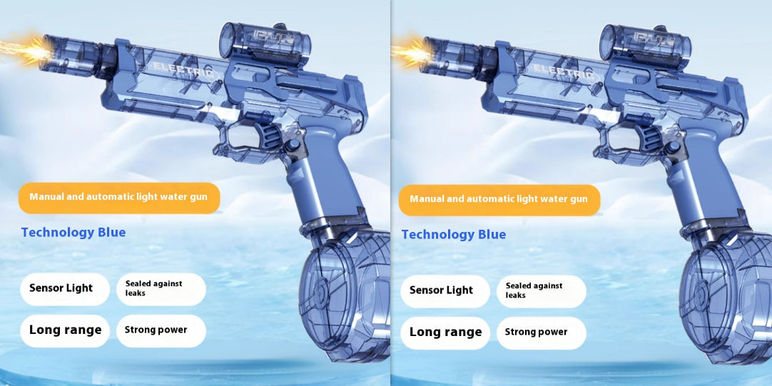 Fire Rat Electric Water Pistol Cool Light Fully Automatic Water Spray Gun