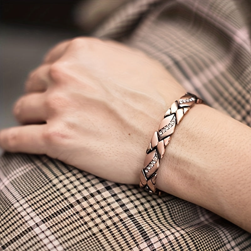 Magnetic Energy Therapy Pain Relief Copper Bracelet For Men And Women