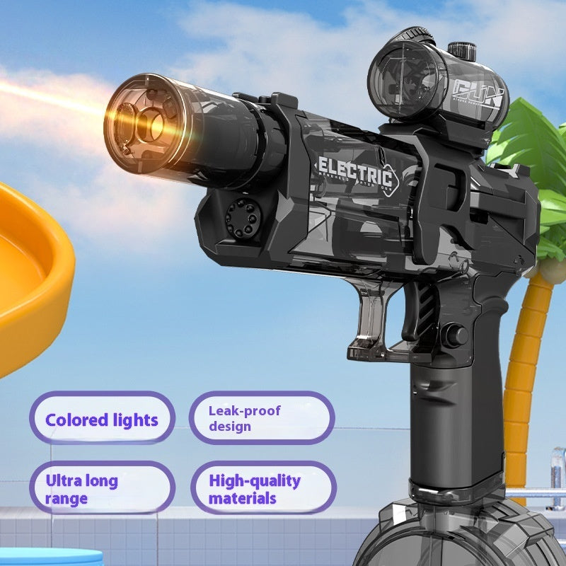 Fire Rat Electric Water Pistol Cool Light Fully Automatic Water Spray Gun