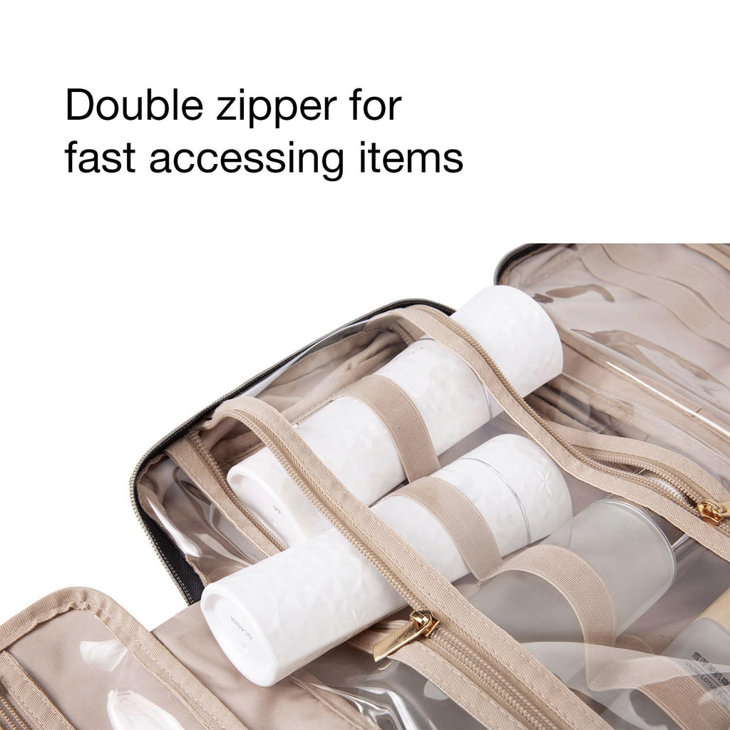 BAGSMART Toiletry Bag Travel Bag with Hanging Hook